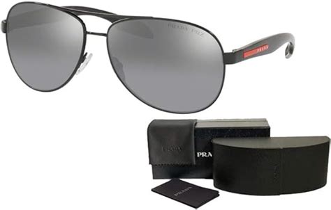 Prada PS53PS LIFESTYLE Pilot Sunglasses For Men+ BUNDLE 